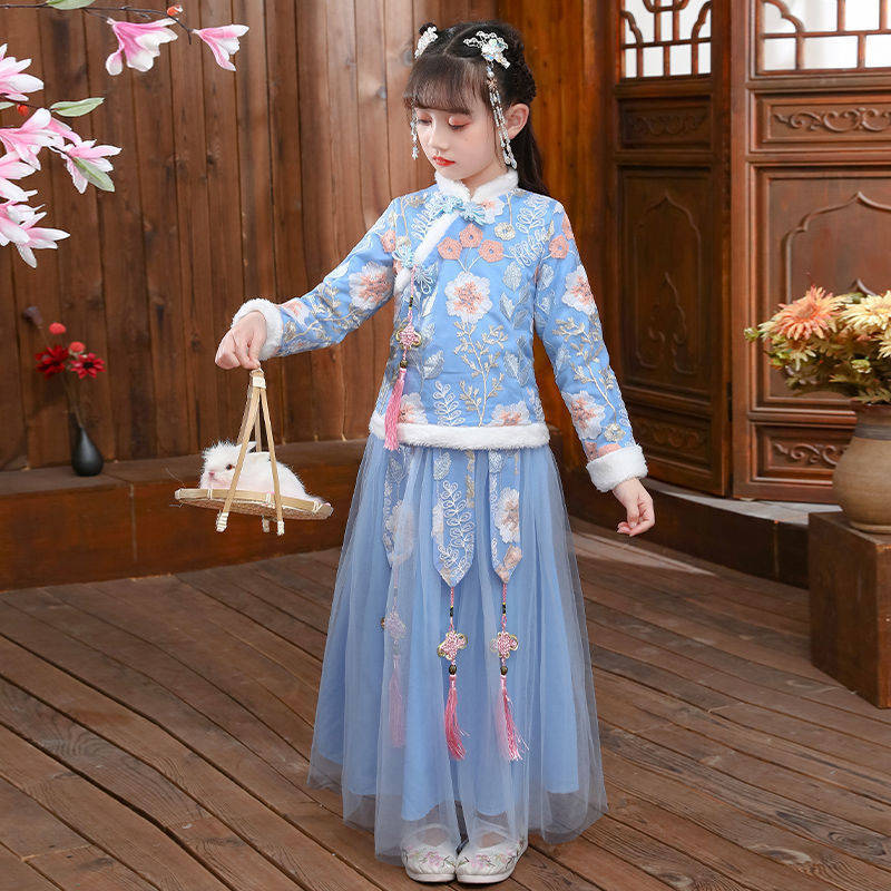 Winter Clothing Baby Girl - 2024 Kinder Herbst Winter Hanfu Mädchen