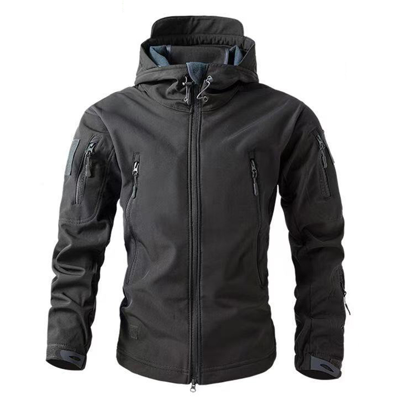 Windproof Jacket Softshell - Haifischhaut Softshell Taktische Jacken Camo Jacke