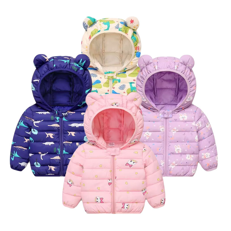 Winter Clothing Toddler - Kinder Baumwolle Mantel Baby Cartoons Unten
