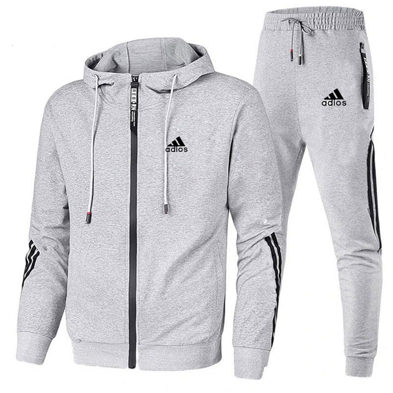 Winter Clothing Hoodie - Frühling Herbst Herren Trainingsanzüge Sets Langarm-Hoodie+Jogginghose