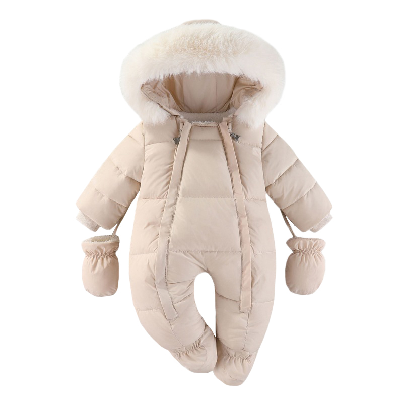 Winter Clothing Baby Girl - Winter Neugeborenen Baby Strampler Mit Handschuhe