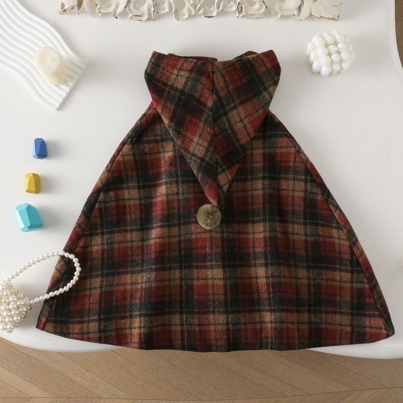 Mädchen Karierter Umhang Kinde – Winter Clothing Baby Girl Bewertung und Preis