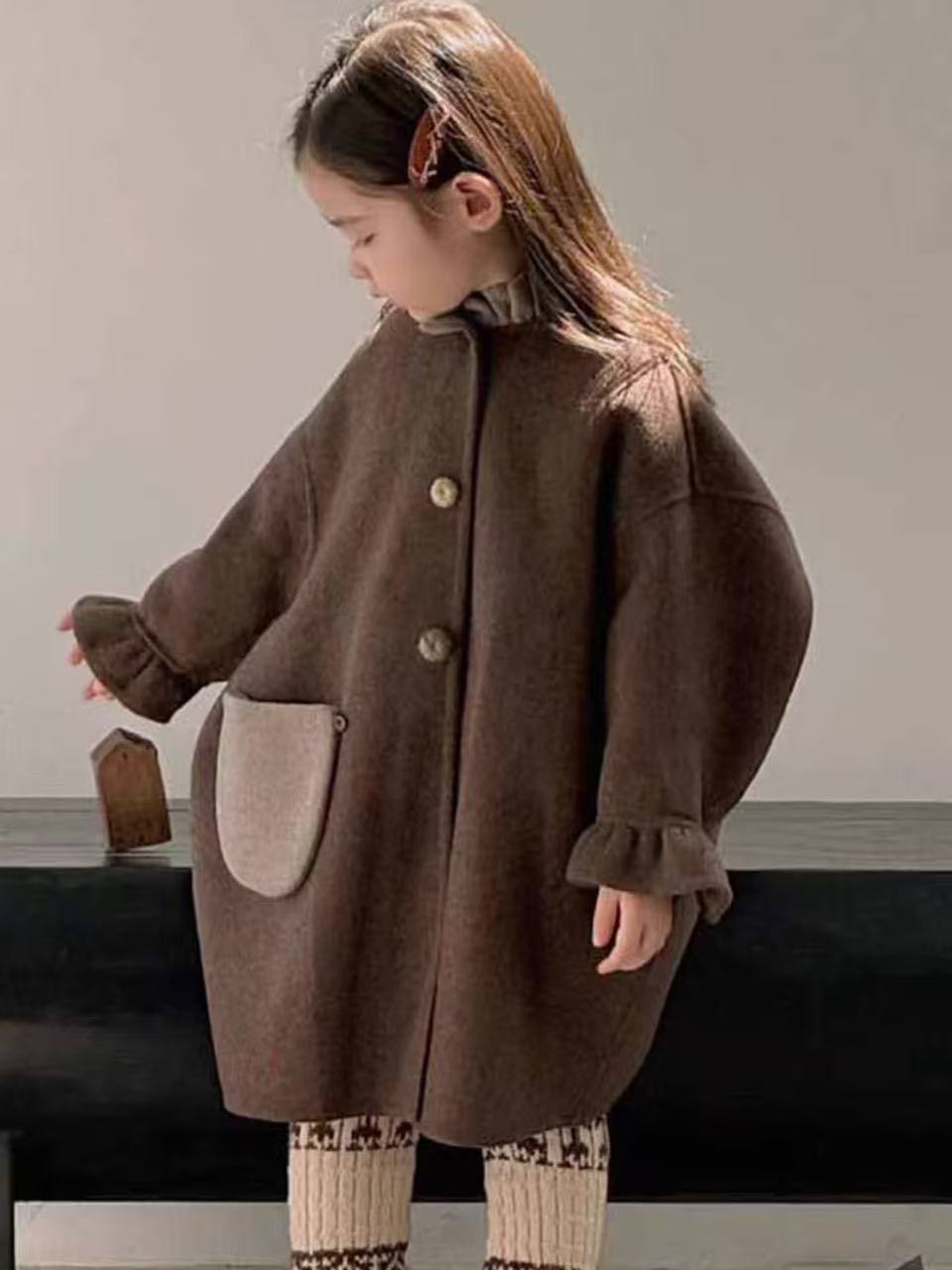 Mädchen-Wollmantel 2026 Herbst – Winter Clothing Toddler Bewertung und Preis