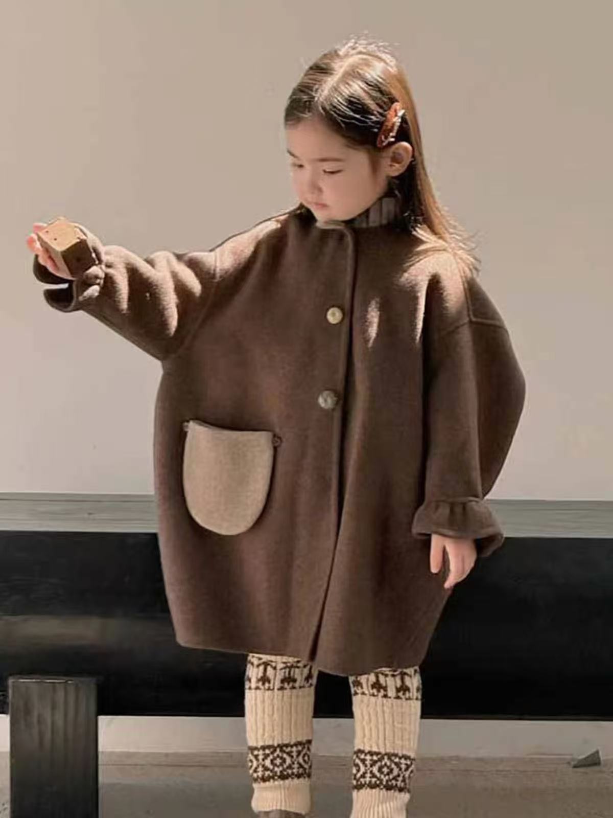 Mädchen-Wollmantel 2026 Herbst – Winter Clothing Toddler Bewertung und Preis
