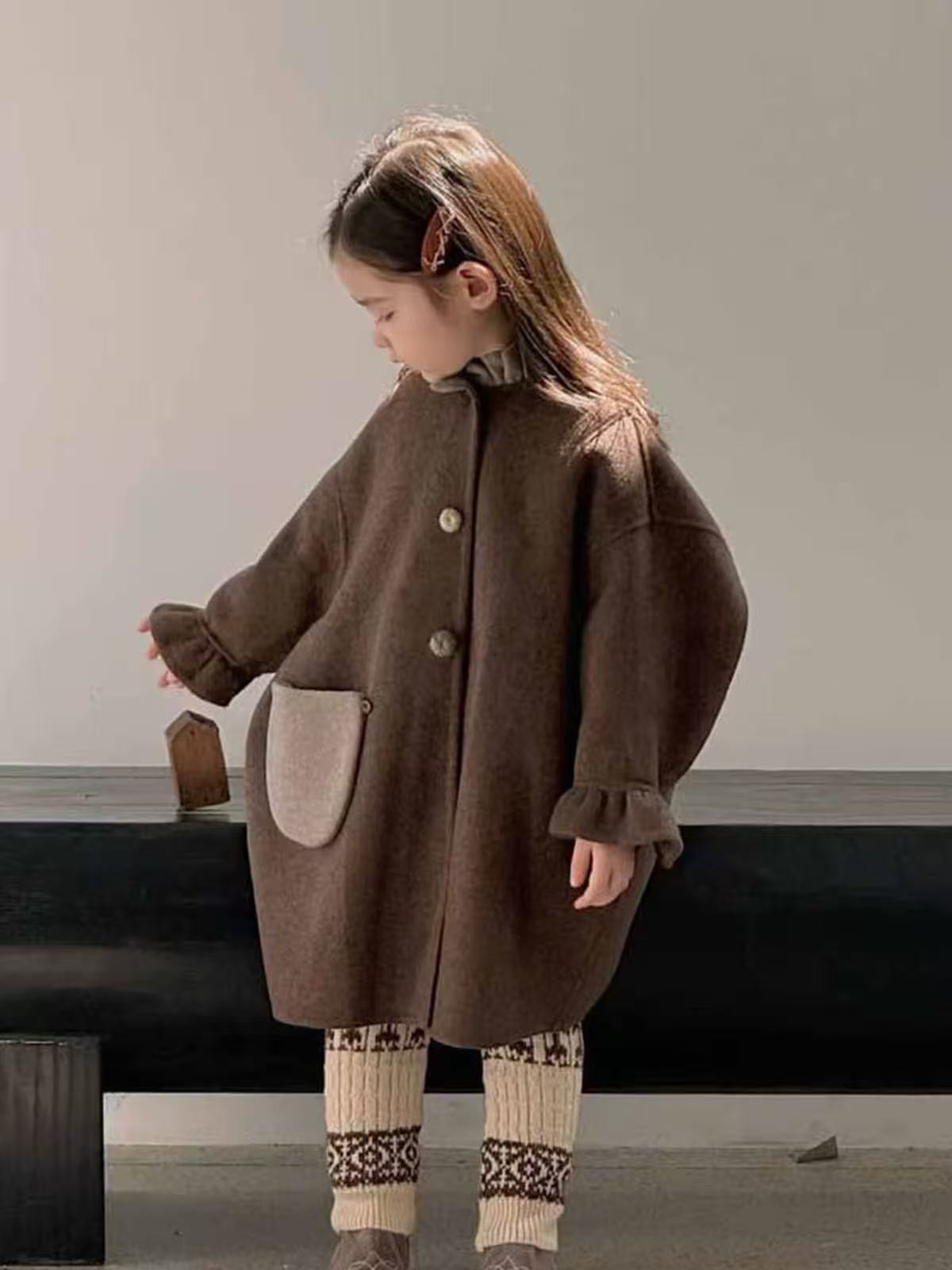 Mädchen-Wollmantel 2026 Herbst – Winter Clothing Toddler Bewertung und Preis