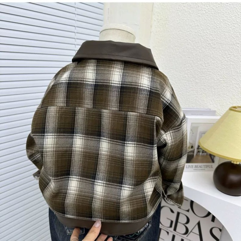 Kinder Plaid Jacke Jungen Früh – Winter Clothing For Toddlers Bewertung und Preis
