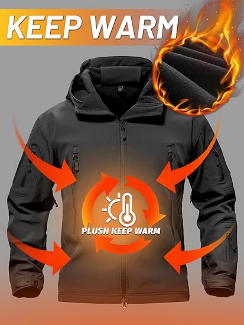 Taktische Fleece-Softshell-Jac – Windproof Jacket Softshell Bewertung und Preis