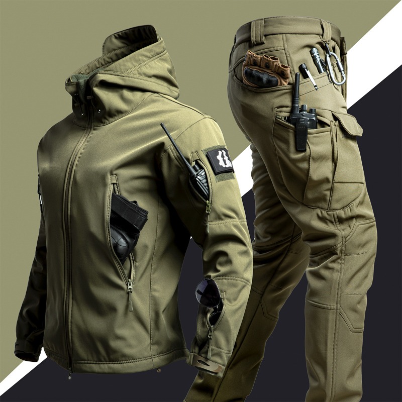 Taktischer Anzug, Kapuzenjacke – Windproof Jacket Softshell Bewertung und Preis